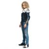 Dainese RAPIDA dámská sportovní kožená bunda modrá/bílá vel.38